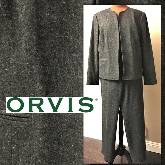 Orvis Jackets & Blazers - ORVIS Grey Wool Jacket (18) and Pants (16)  NWOT!